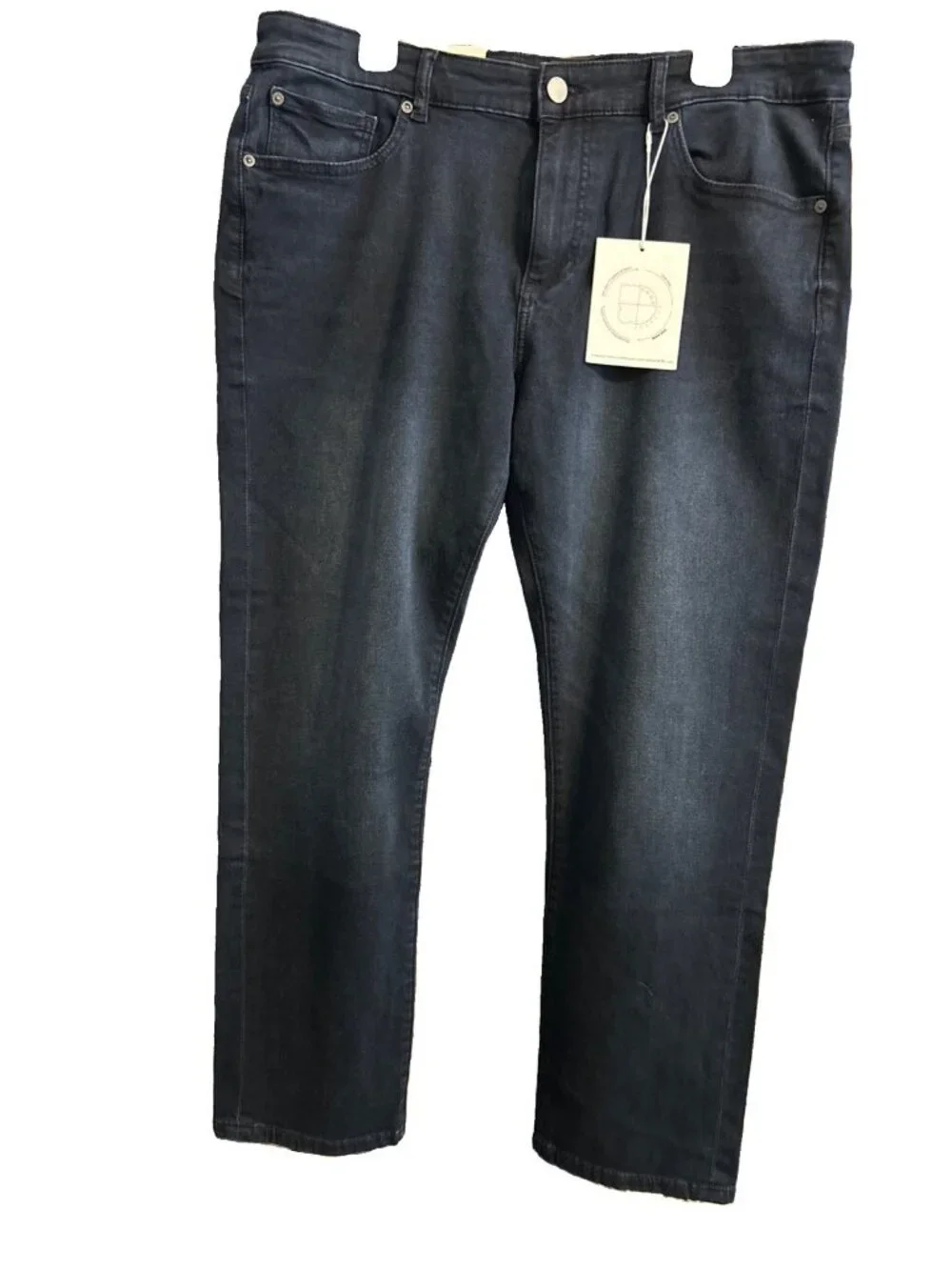 DL1961 Ultimate Russell Slim Straight Jeans Tahoe Dark Wash Blue Men's 36x30